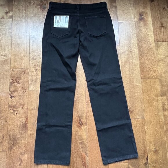 S.O.N.G. Women's 90s Boyfriend Low Rise Distressed Black Demin Jean, Size 5/27 - Picture 8 of 12